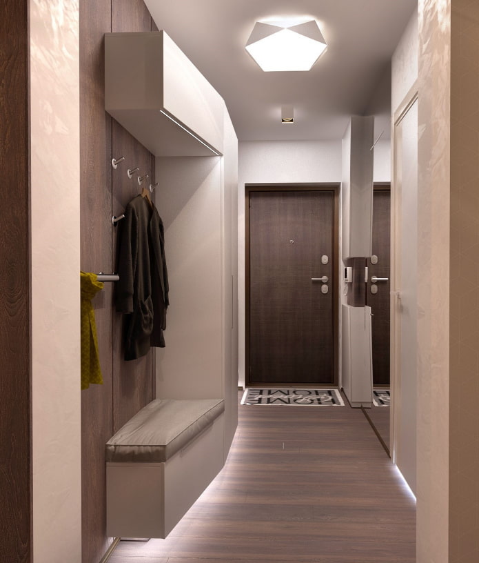 Flurdesign im modernen Stil
