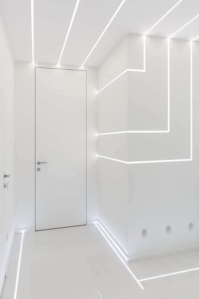 Minimalismus in einem kleinen Flur