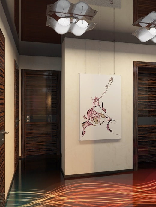 Flurdesign im Hightech-Stil