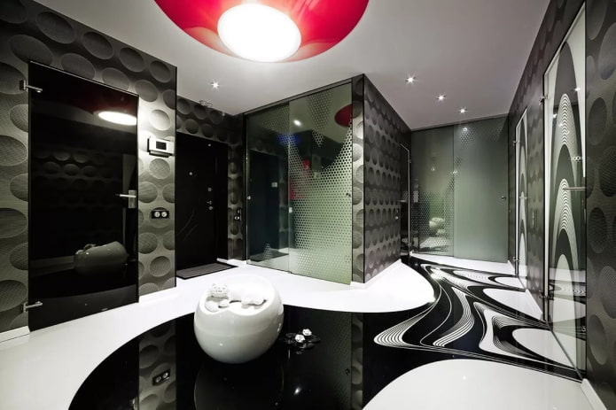 Flurdesign im High-Tech-Stil