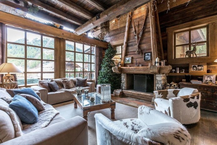 Wohnzimmer Chalet