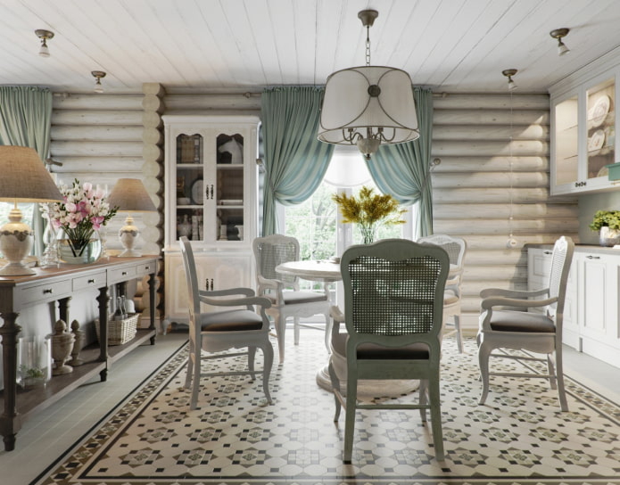 Küche-Esszimmer Provence