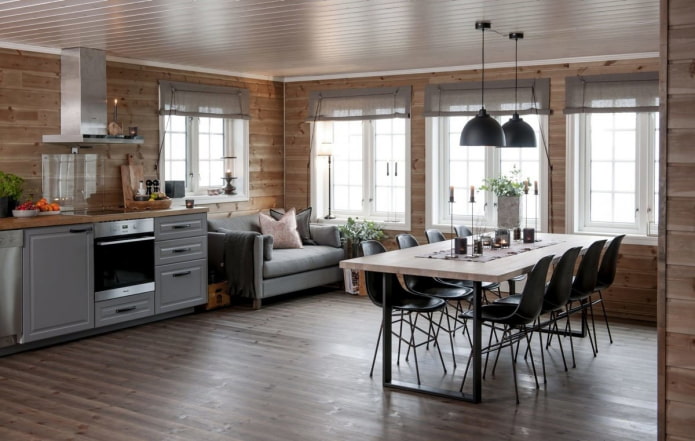 Hygge-Küche-Esszimmer