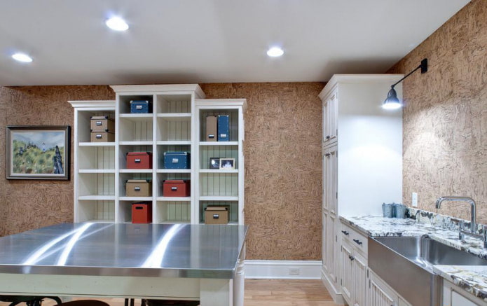 Kücheninterieur im Landhausstil