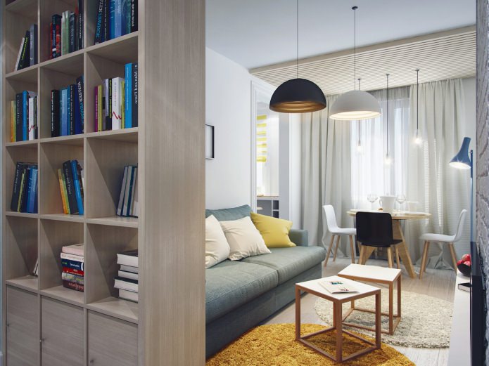 Wohnzimmer mit Esstisch