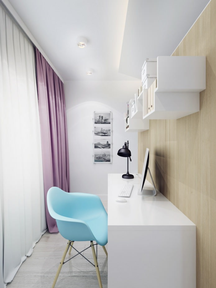 Arbeitsplatz im Schlafzimmer