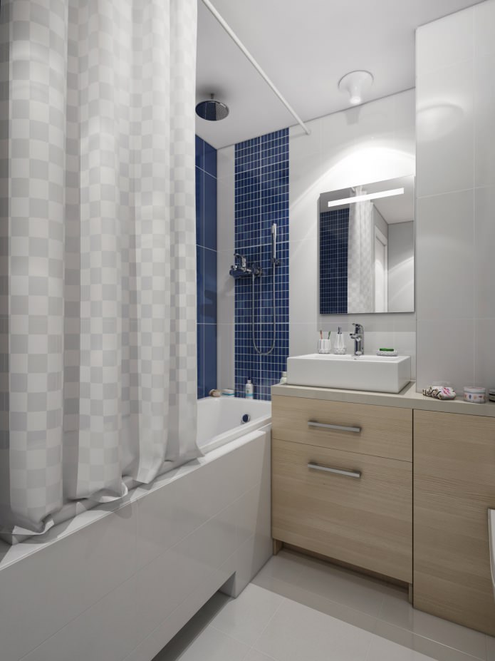 Innenansicht eines Badezimmers mit Toilette