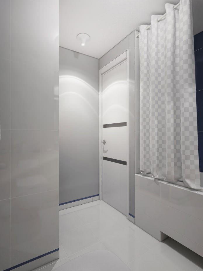Innenansicht eines Badezimmers mit Toilette