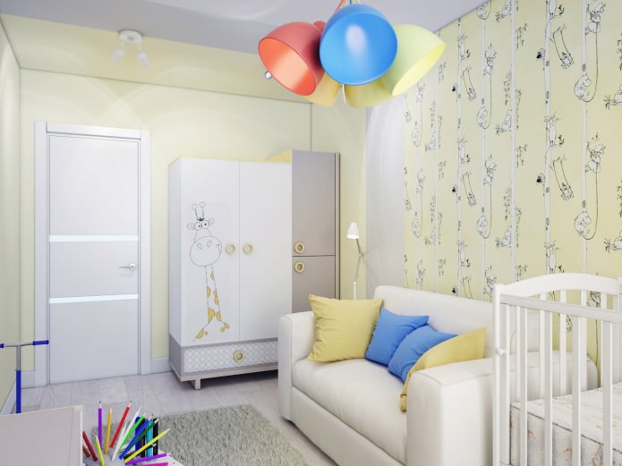 Kinderzimmer für ein Neugeborenes 
