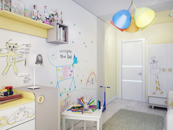 Interieur des Kinderzimmers