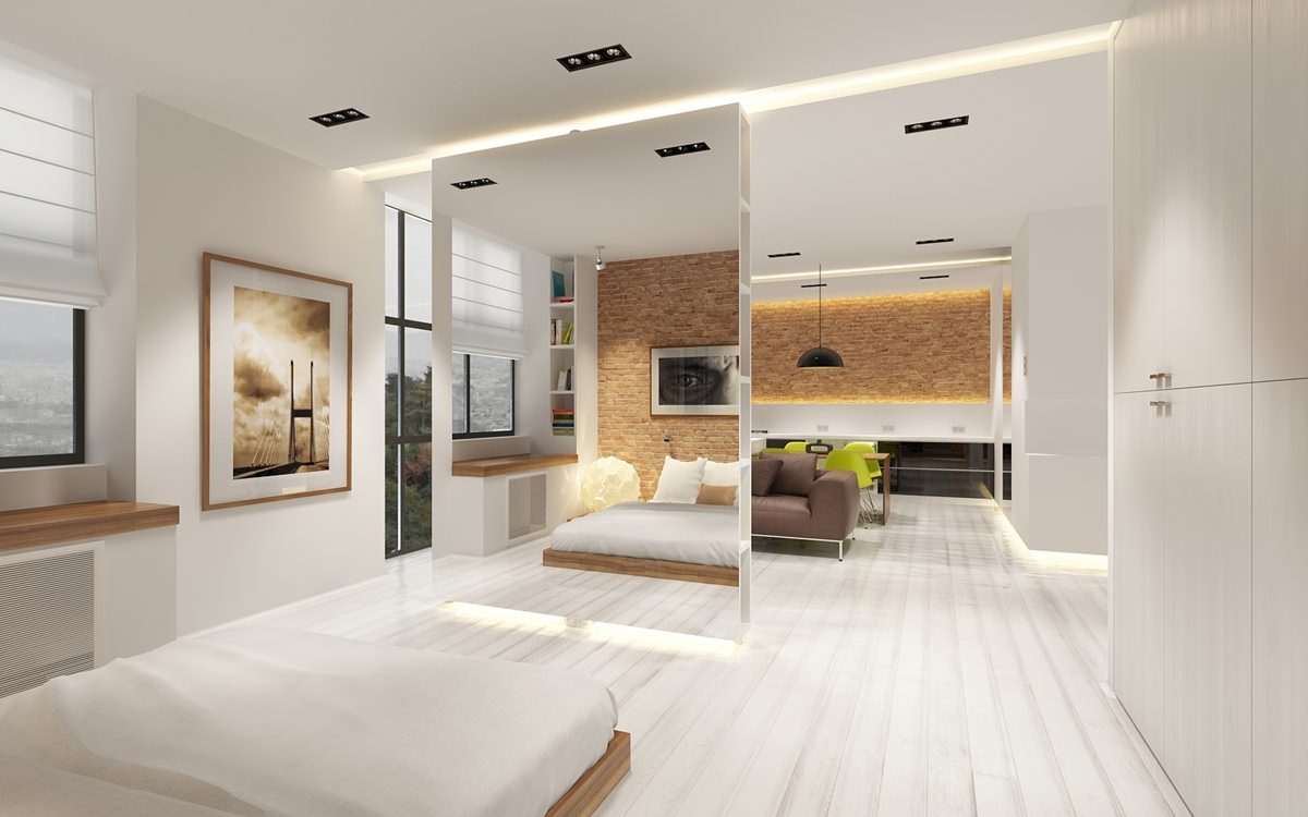 Schlafzimmer im Studio