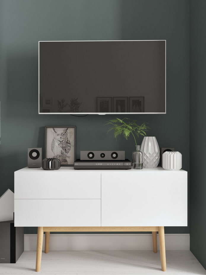 TV mit Ständer