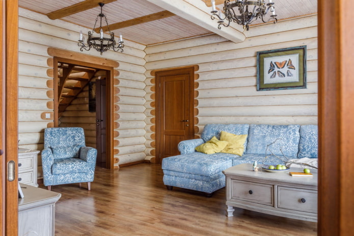 Begehbares Wohnzimmer in einem Privathaus