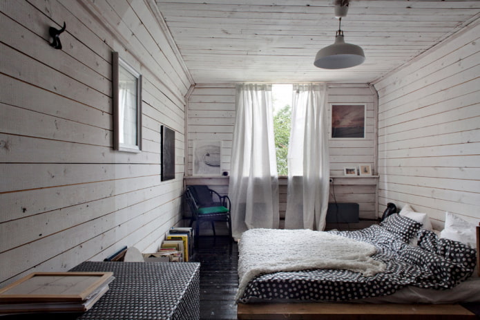 Schlafzimmer in der Datscha