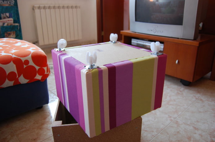 Pouf-Räder
