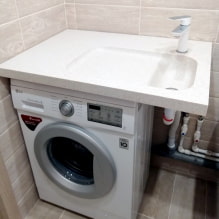 Waschbecken über Waschmaschine-0