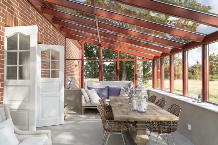 Verglaste Veranda