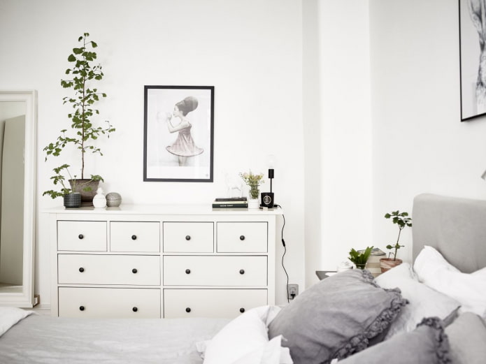 Schlafzimmer im skandinavischen Stil