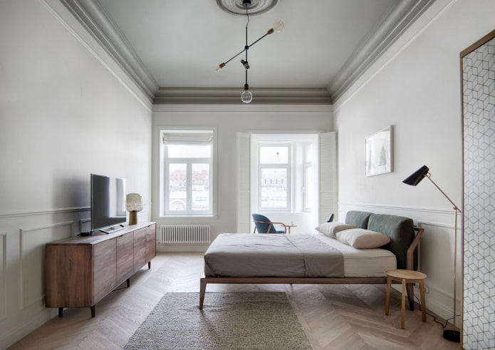minimalistisches Schlafzimmer