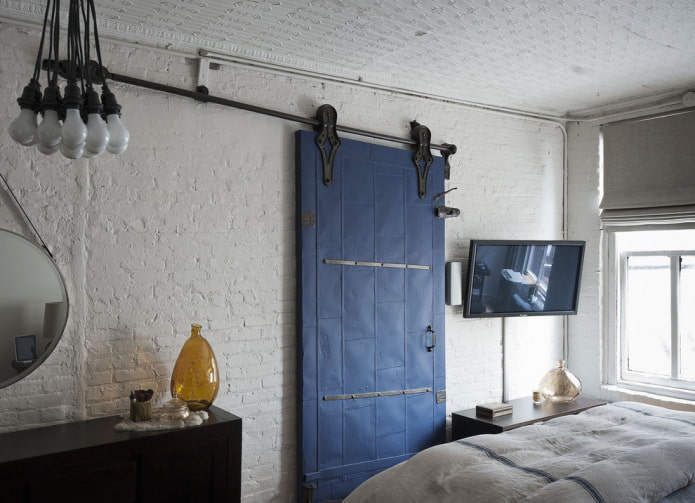 Schiebepaneele im Loft-Stil