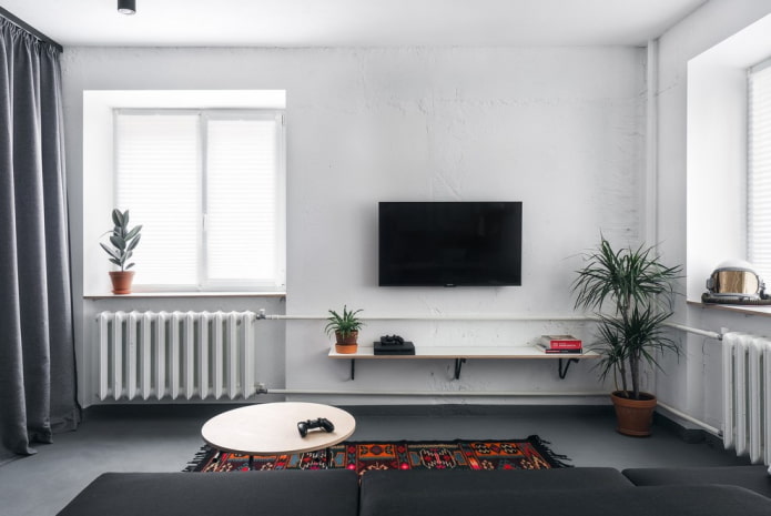 Wanddekoration in einer Chruschtschow-Wohnung