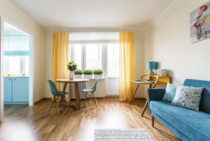 Bodenbelag in einer Chruschtschow-Wohnung