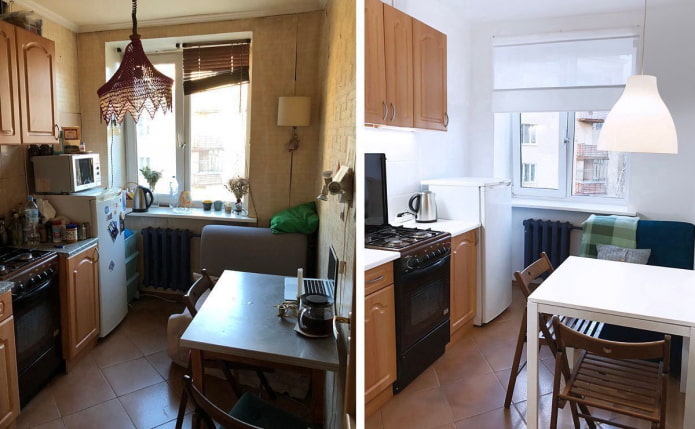 Fotos vor und nach der Renovierung