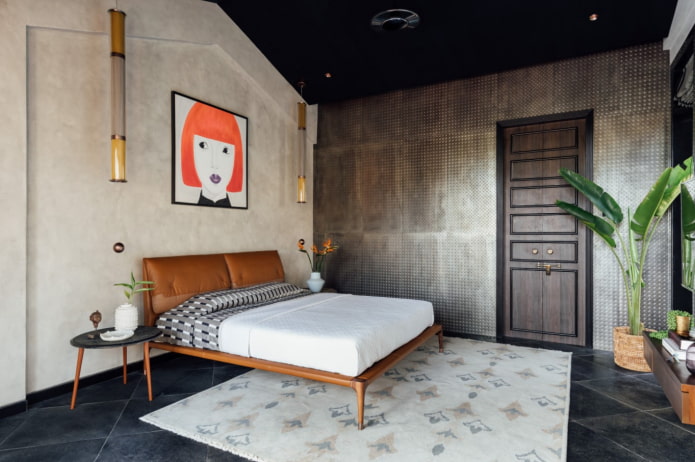 Schlafzimmer im Retro-Stil