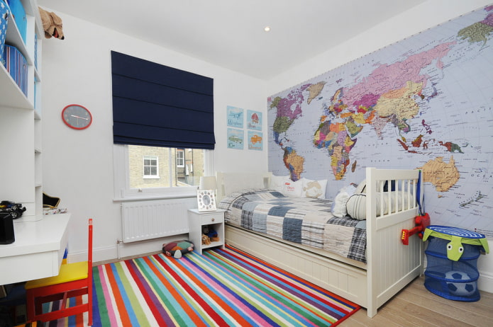 Raffrollos Verdunkelung im Kinderzimmer