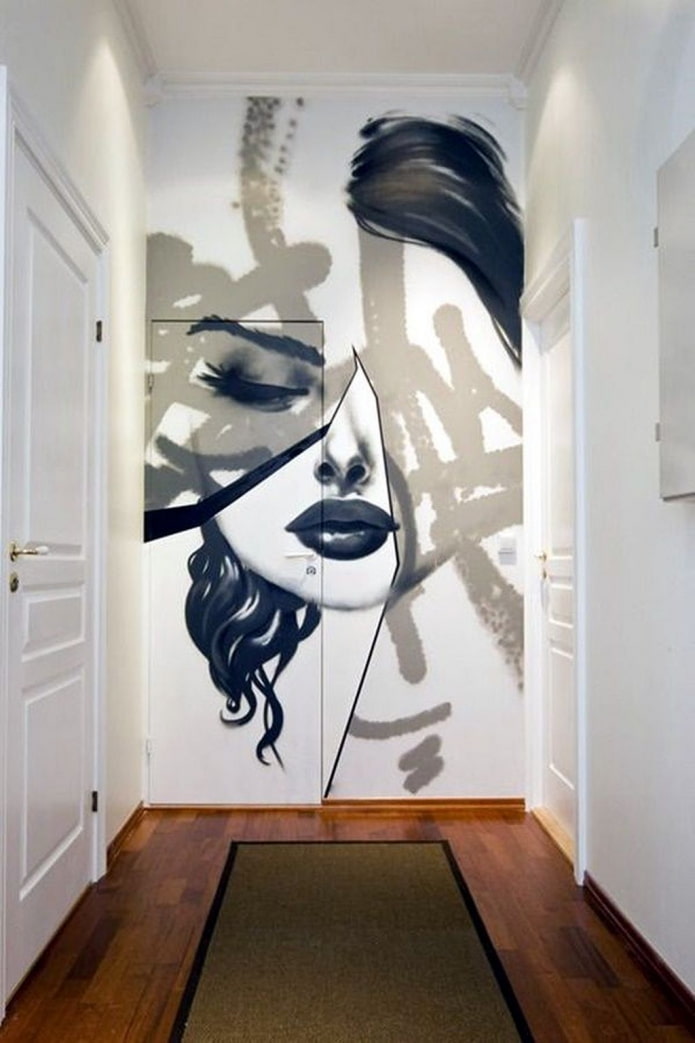 Malerei an der Wand