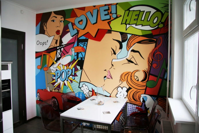 Pop-Art an der Wand