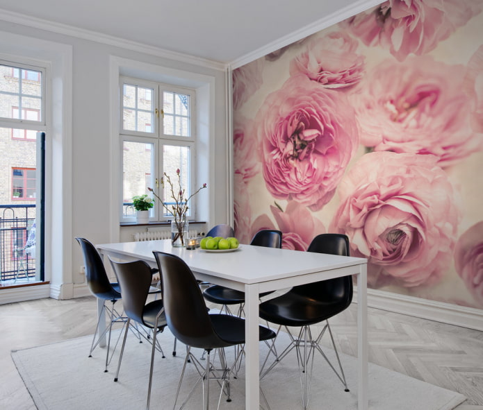 Fototapete mit Blumen