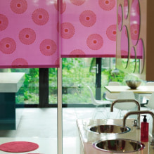 Rosa Vorhang-Design-Ideen im Innenraum-4