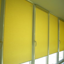 Rollos für Balkon oder Loggia: Arten, Materialien, Farbe, Design, Befestigung-4