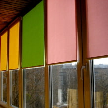 Rollos für einen Balkon oder eine Loggia: Arten, Materialien, Farbe, Design, Befestigung-6