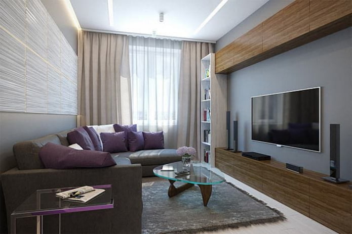 grau-braunes Interieur