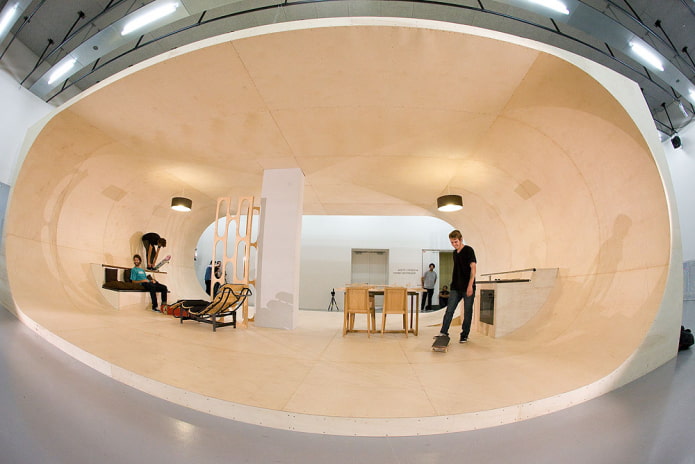 Skateboard-Haus in Malibu