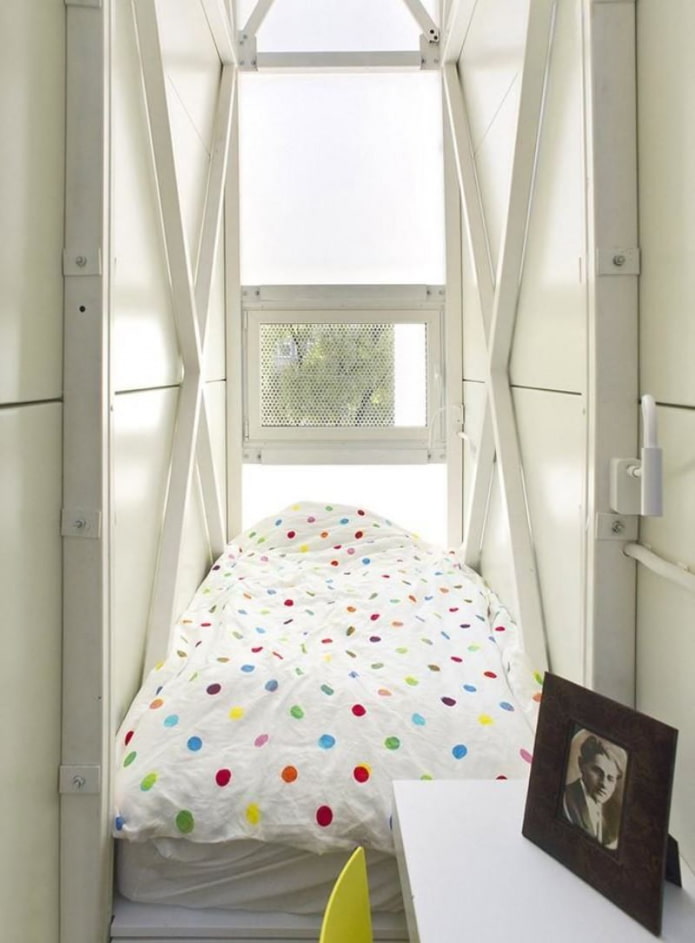 Schlafzimmer im Keret-Haus