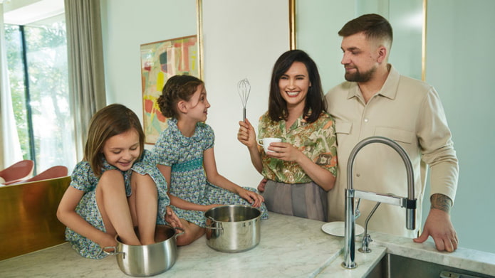 Basta mit seiner Familie