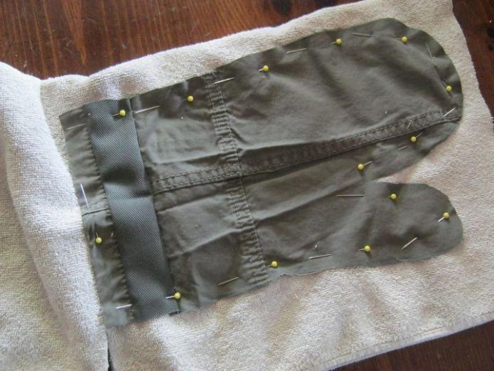 Handschuhskizze