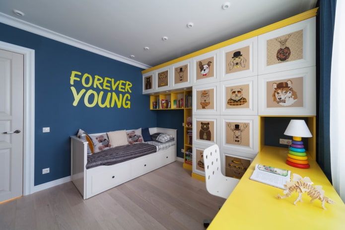 Kleiderschrank im Kinderzimmer