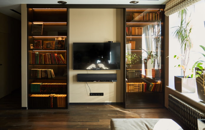 Schrank im Wohnzimmer