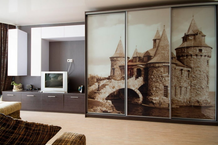Garderobe im Wohnzimmer