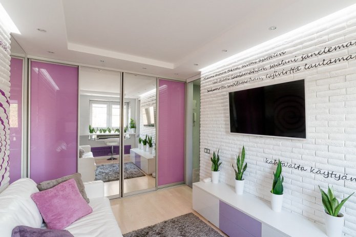 Innenansicht einer 50 Quadratmeter großen Wohnung
