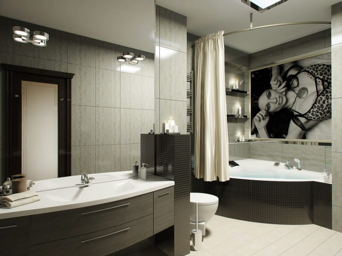 Vorhang fürs Badezimmer
