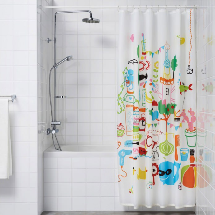 Vorhang fürs Badezimmer