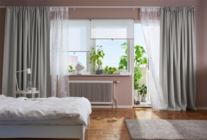 Ikea Vorhänge im Schlafzimmer