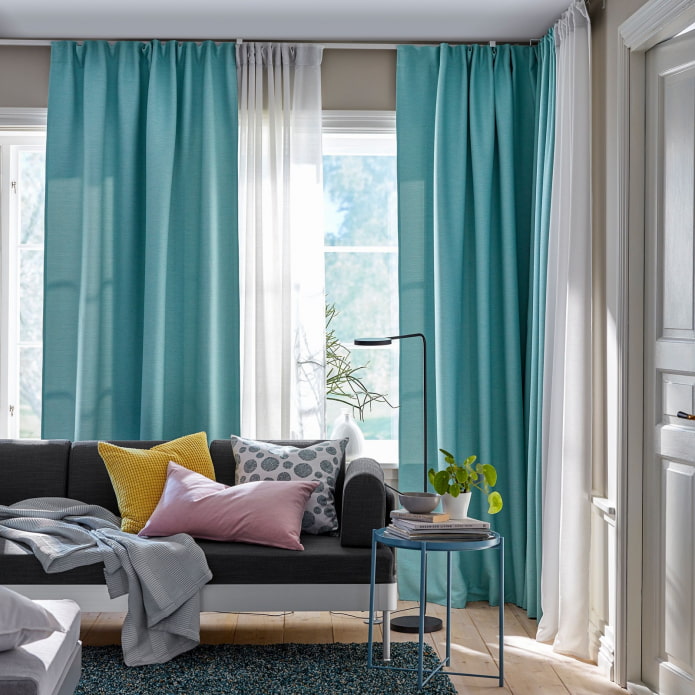 Helle IKEA Vorhänge