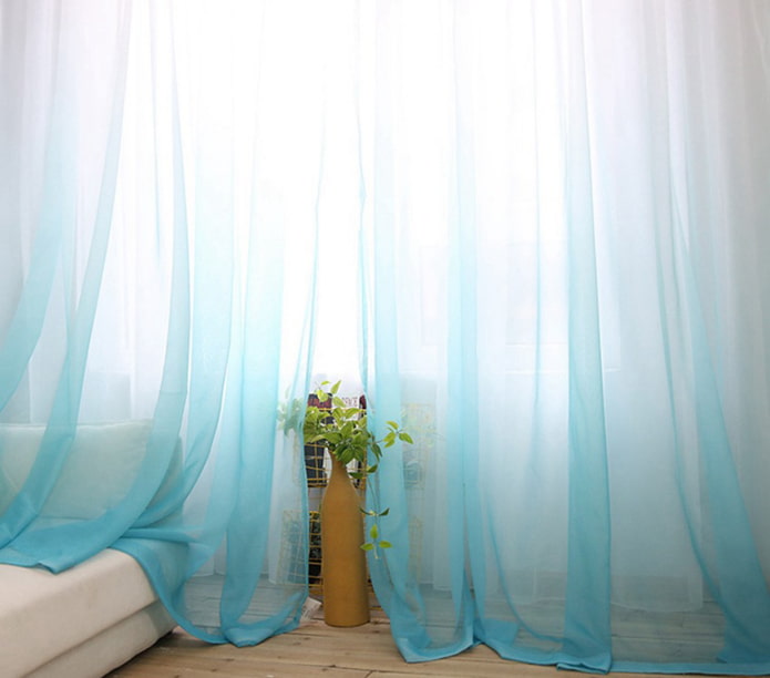 Organza mit Farbverlauf