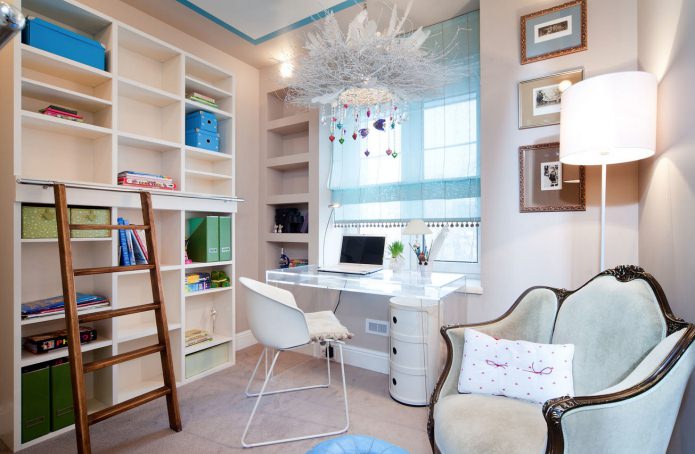 Raffrollos im Mädchenzimmer